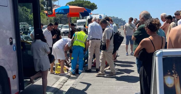 incidente giovane scooterista a casamicciola