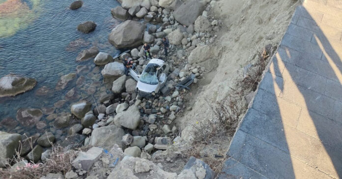 fiat 500 precipitata a forio