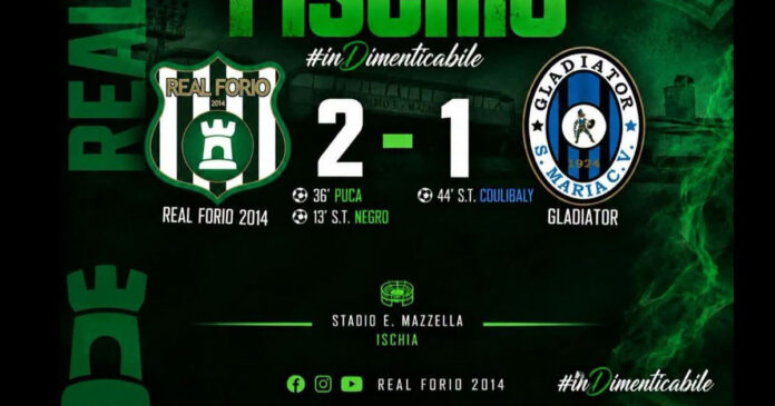 real forio gladiator risultato
